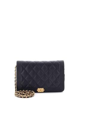 Chanel Boy Wallet On Chain Quilted #322619C30B